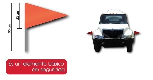 BANDERIN PARA TRACTOCAMION