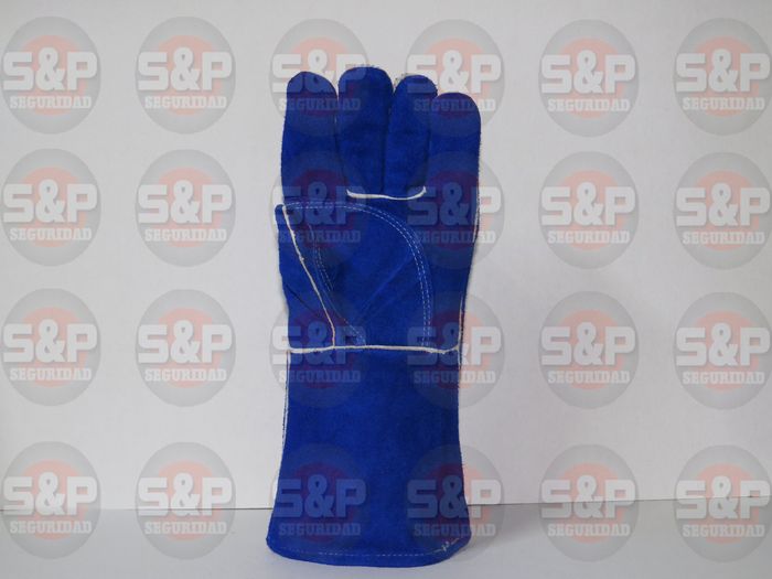 Guante Soldador Azul1